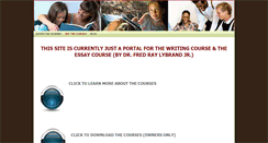 Desktop Screenshot of homeschoolwritingcourse.com